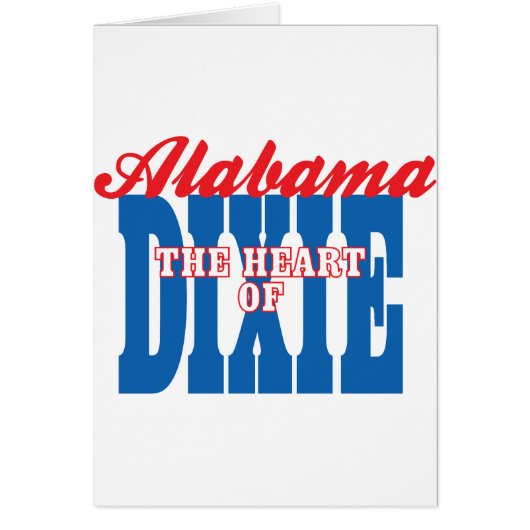Alabama Heart of Dixie Cards (Front)