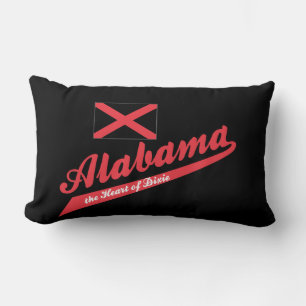 Alabama Heart of Dixie Lumbar Pillow