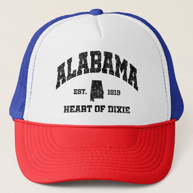 Alabama,Heart of Dixie Trucker Hat (Front)