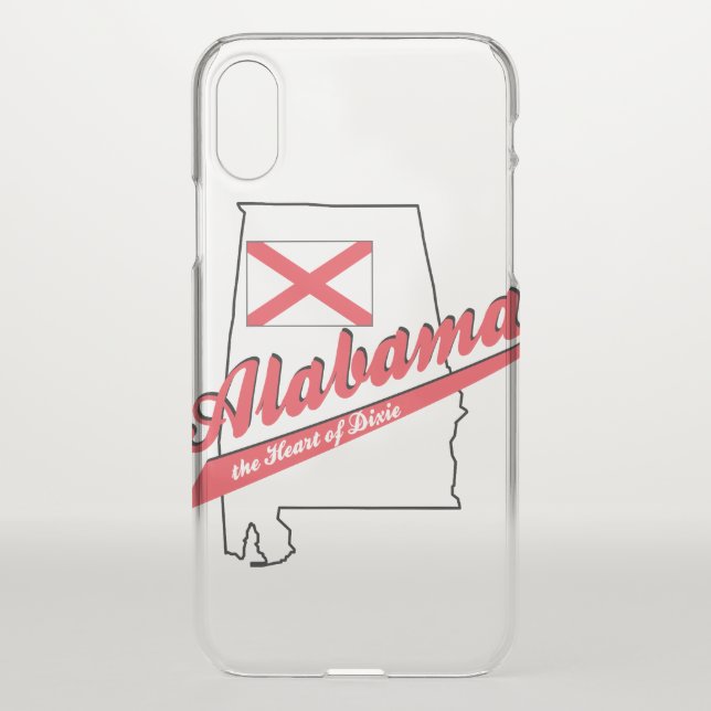 Alabama Heart of Dixie Uncommon iPhone Case (Back)