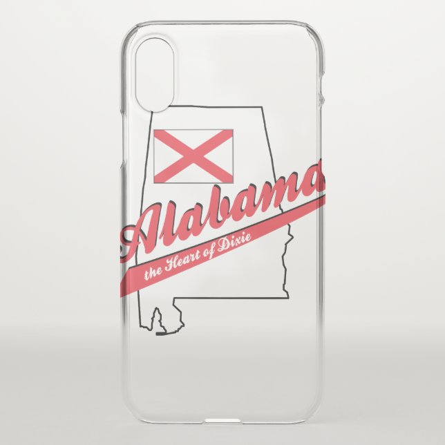 Alabama Heart of Dixie Uncommon iPhone Case (Back)