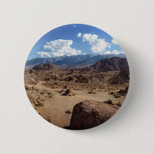 Alabama Hills and the Sierra Nevada Mountains Button