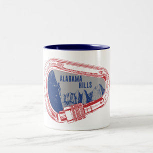 Alabama Hills Climbing Carabiner Two-Tone Coffee Mug
