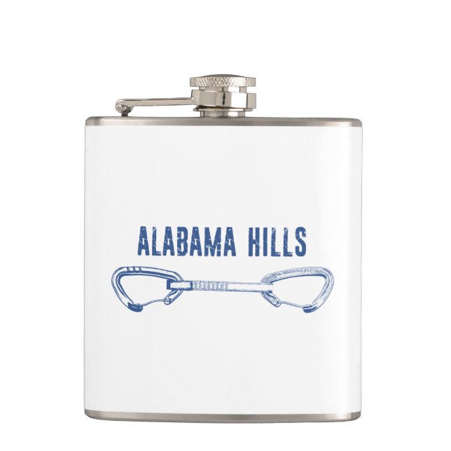 Alabama Hills Climbing Quickdraw Flask (Front)