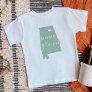 Alabama Home Grown | Editable Colors State Map Baby T-Shirt