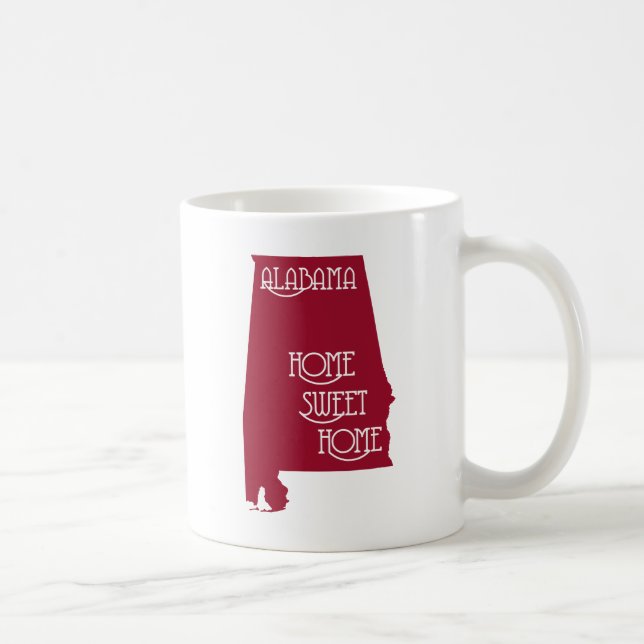 Alabama Home Sweet Home by U.S. Custom Ink Coffee Mug (Right)