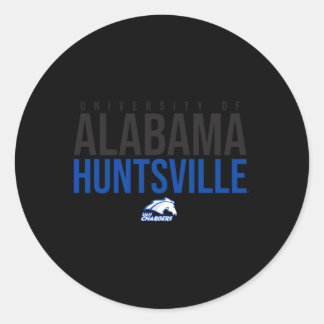 Alabama-Huntsville Uah Chargers Stacked Classic Round Sticker