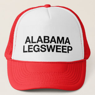 ALABAMA LEGSWEEP fun slogan trucker hat