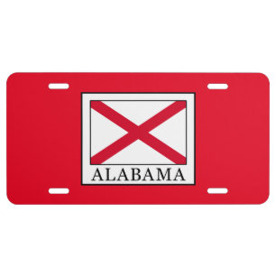 Alabama License Plate