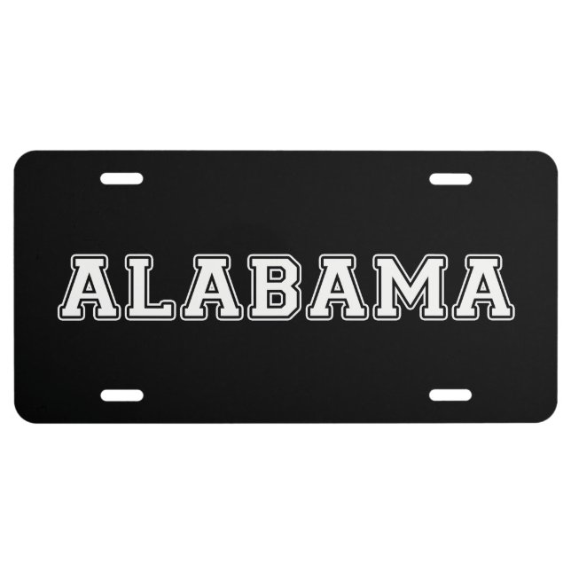 Alabama License Plate (Front)