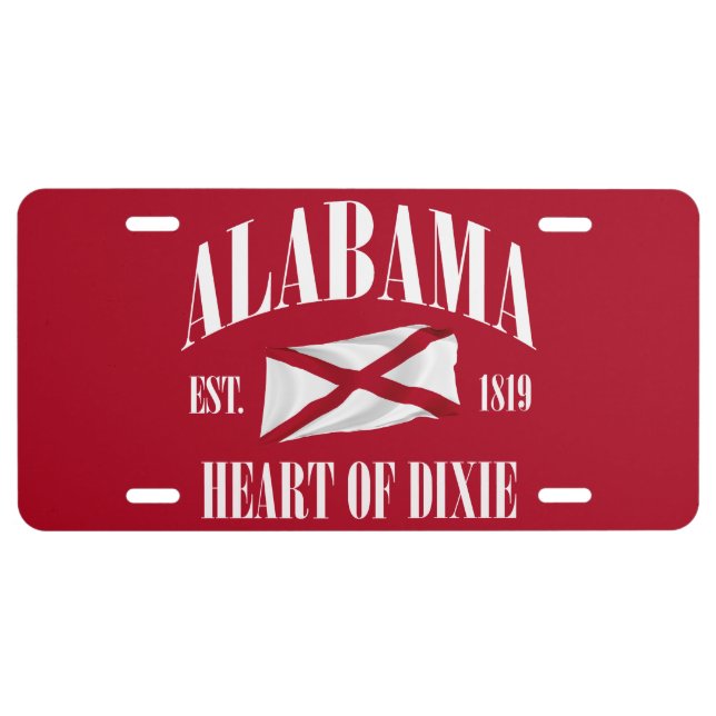Alabama License Plate (Front)
