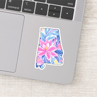 Alabama - Lilly Inspired - 3" x 3" Summer Sticker