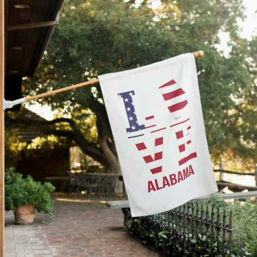 Alabama Love House Flag