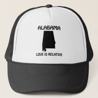 Alabama - Love Is Relative Trucker Hat