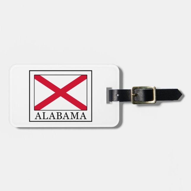Alabama Luggage Tag (Front Horizontal)
