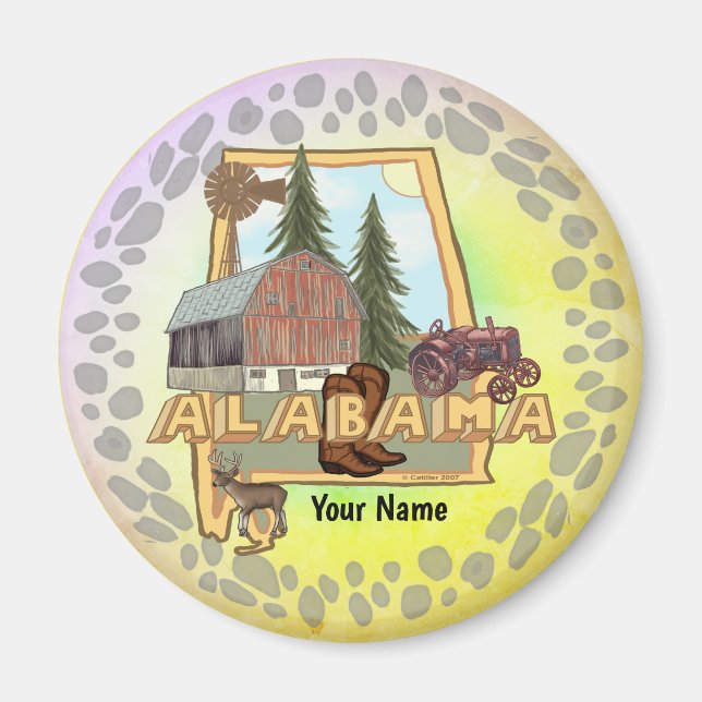 Alabama  magnet (Front)