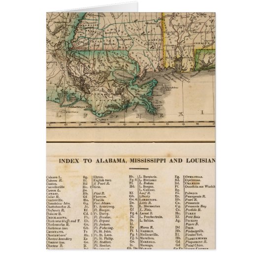 Alabama, Mississippi, Louisiana (Front)