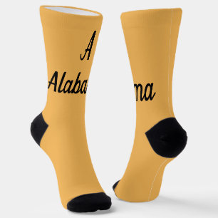 Alabama Monogram Socks