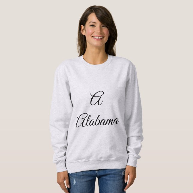 Alabama Monogram Sweatshirt (Front Full)