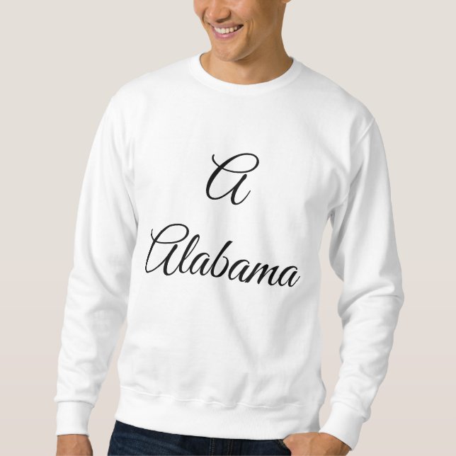 Alabama Monogram Sweatshirt (Front)