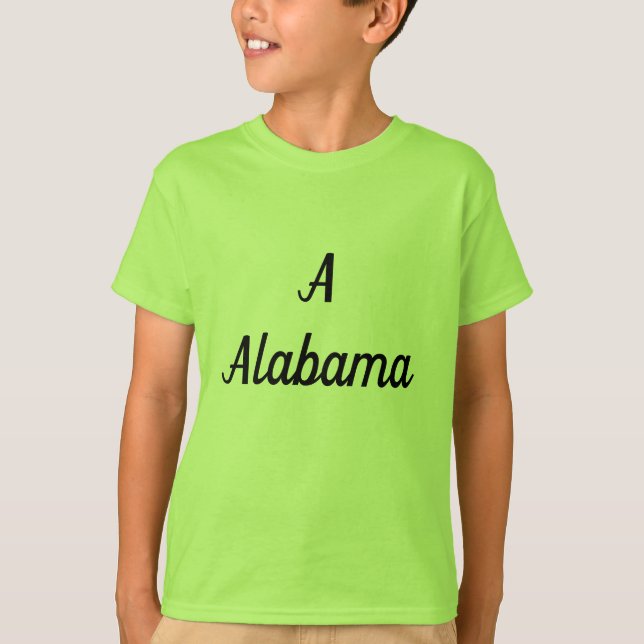 Alabama Monogram T-Shirt (Front)