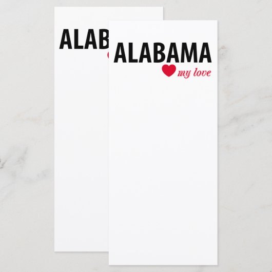 Alabama my love (Front/Back)