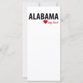 Alabama my love (Front)