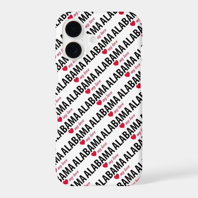 Alabama my love Case-Mate iPhone case (Back)