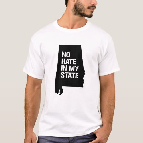 Alabama No Hate in My State T_Shirt
