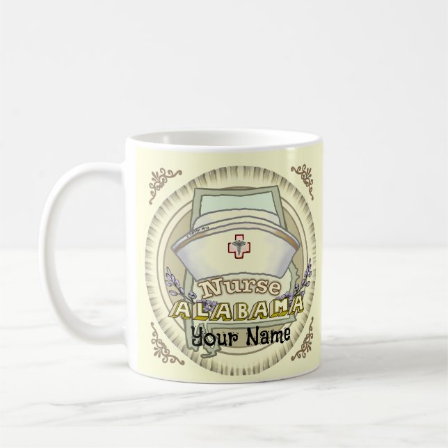Alabama Nurse Coffee Mug (Left)