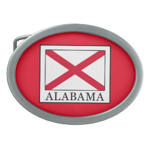 Alabama Oval Belt Buckle