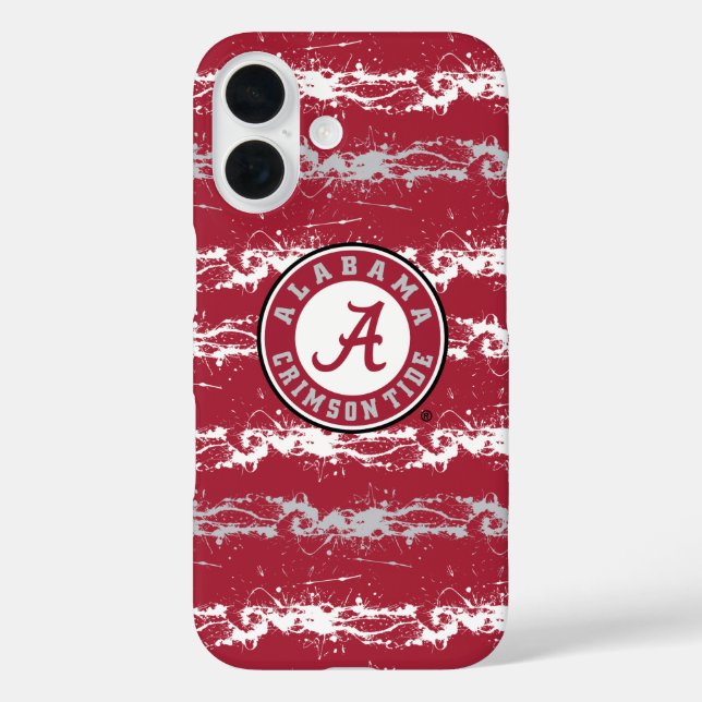 Alabama | Paint Splash Graffiti Pattern  Case-Mate iPhone Case (Back)