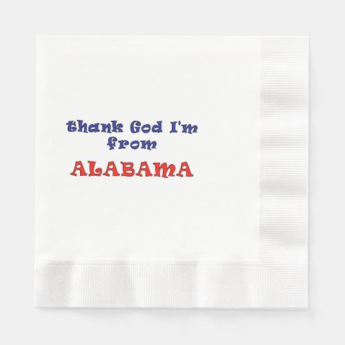 Alabama Paper Napkins