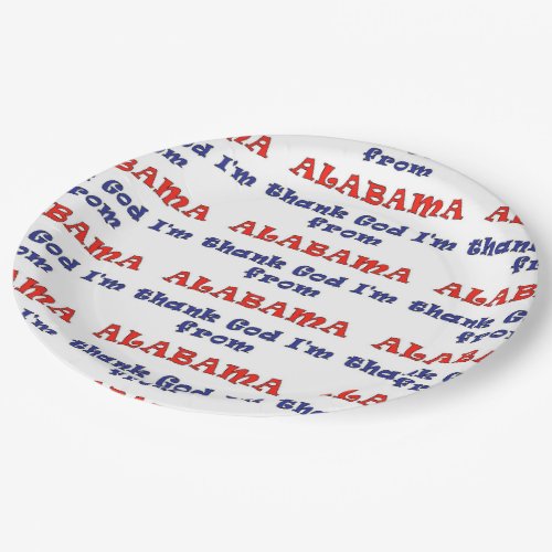 Alabama Paper Plates