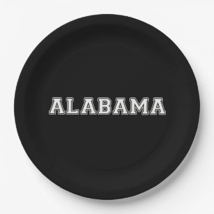 Alabama Paper Plates