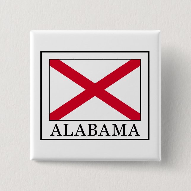 Alabama Pinback Button (Front)