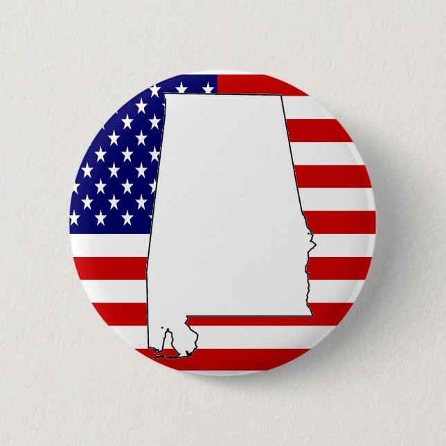 Alabama Pinback Button (Front)