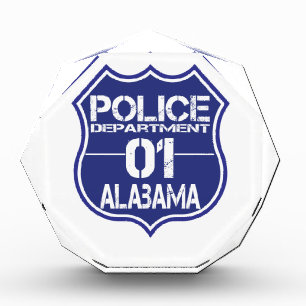 Alabama Police Department Shield 01 Award