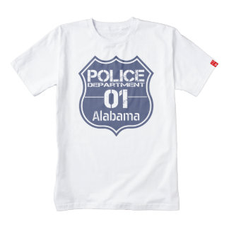 Alabama Police Department Shield 01 Zazzle HEART T-Shirt