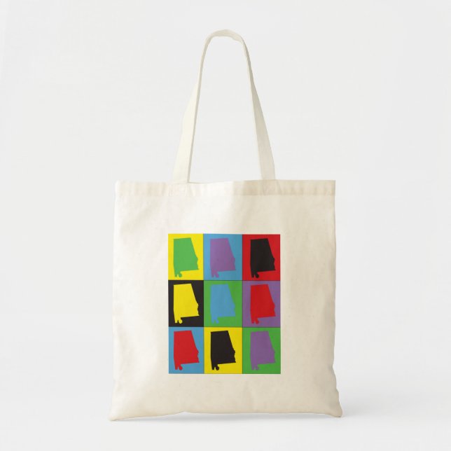 Alabama Pop Art  Tote Bag (Front)