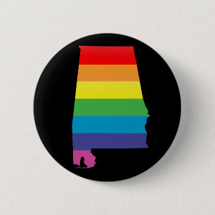 alabama pride. pinback button