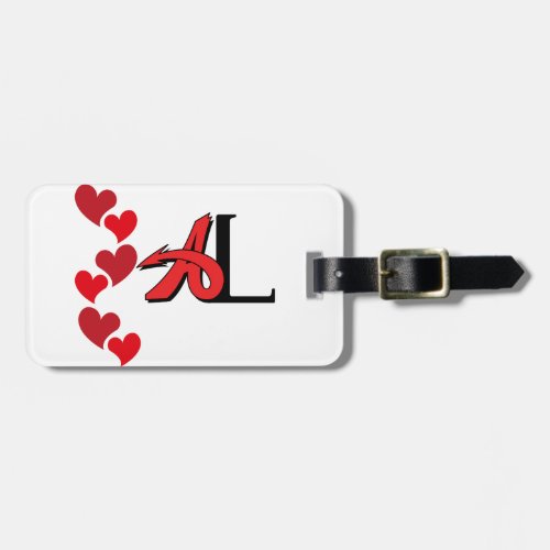 ALABAMA RED HEART OF DIXIE LUGGAGE TAG