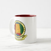 Alabama Seal Two-Tone Coffee Mug (Front Left)
