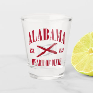 Alabama Shot Glass