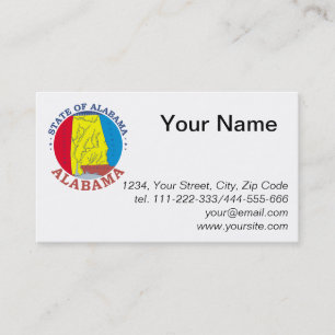 Alabama sign business card
