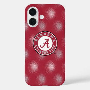 Alabama Spray Dot Graffiti Pattern iPhone 16 Case