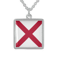 Alabama: St Andrew Crimson Cross Flag