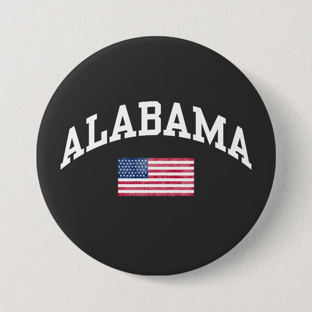 Alabama state  button (Front)