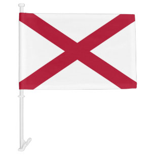 Alabama State Car Flag