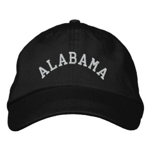 Alabama State Embroidered Baseball Hat